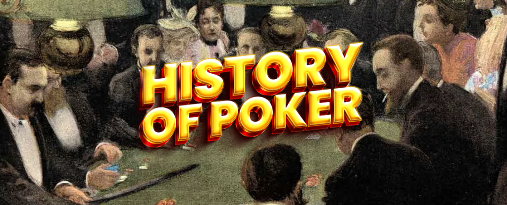 history of poker banner image